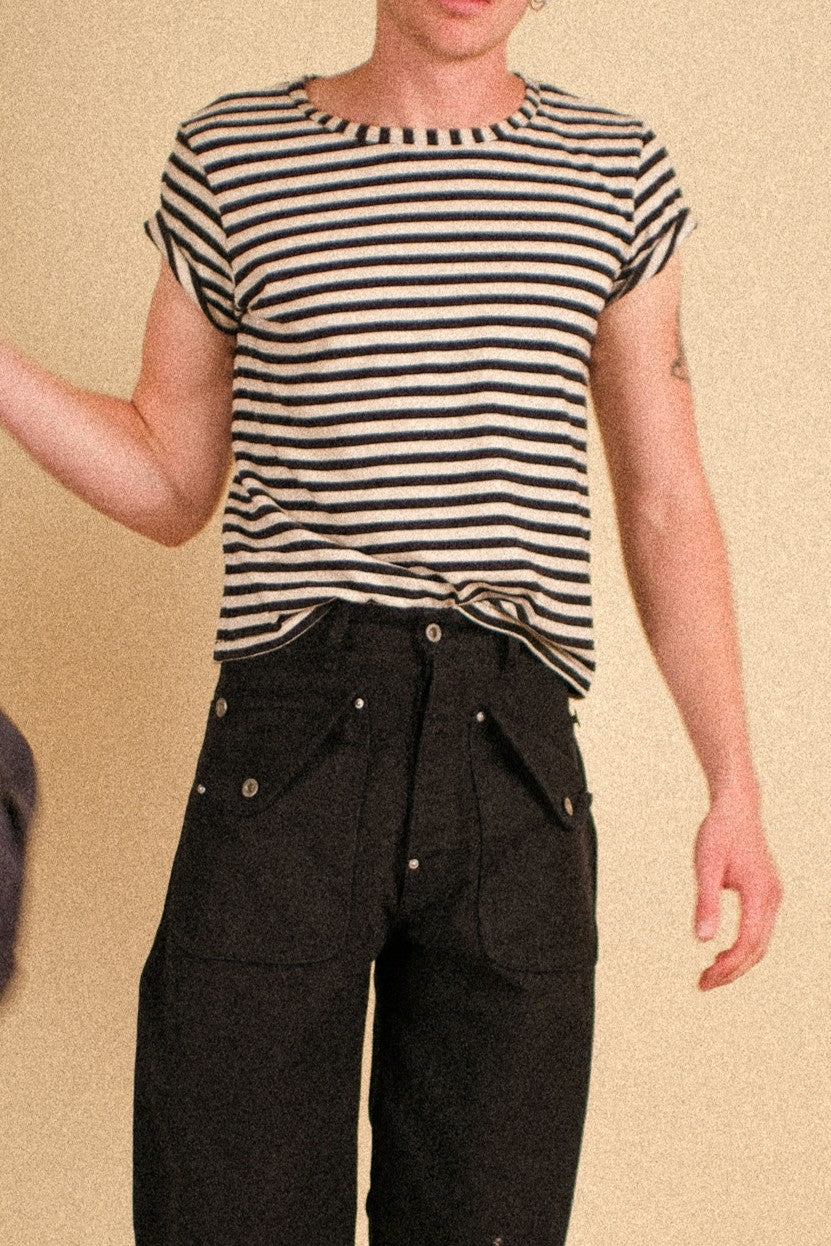 V001T/LL - STRIPED TEE